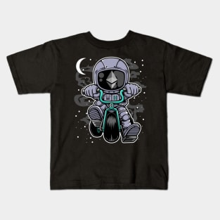 Astronaut Ethereum Crypto ETH Coin To The Moon Crypto Token Cryptocurrency Wallet Birthday Gift For Men Women Kids Kids T-Shirt